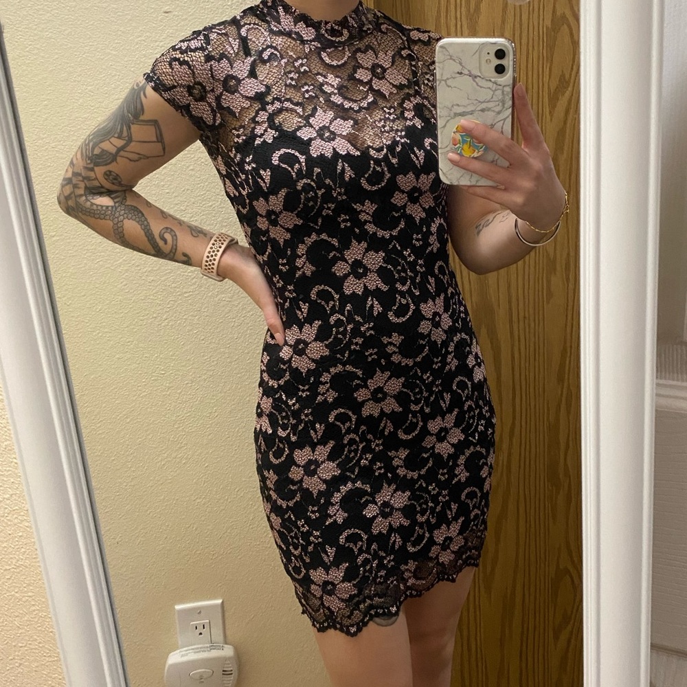 No boundaries high neck dress